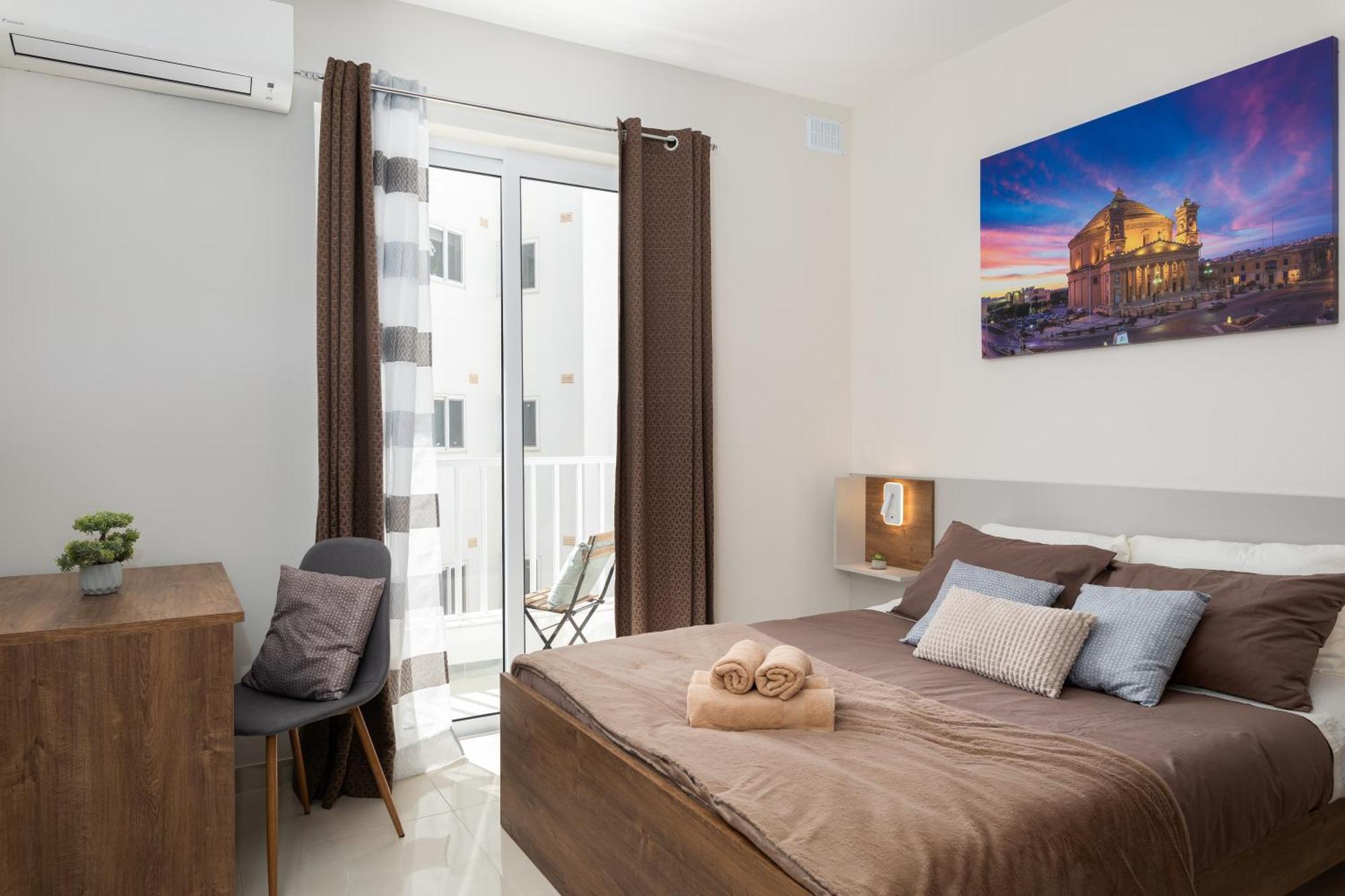 Edka Suites - Modern Sunlit 2Bd Apartments With Balconies - Close To Sliema Promenade, St Julian'S & St Georges Bay Gzira Exterior photo