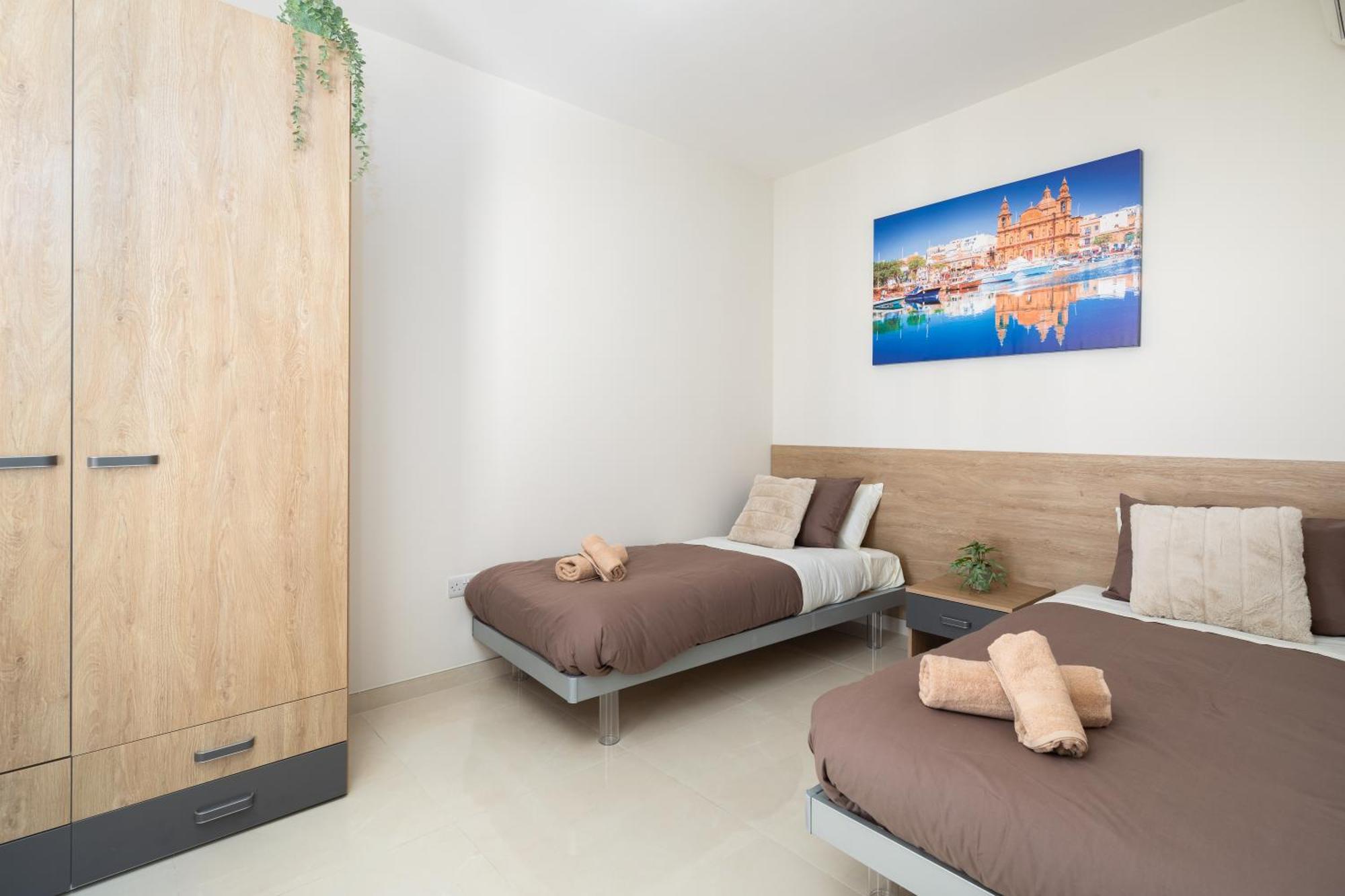 Edka Suites - Modern Sunlit 2Bd Apartments With Balconies - Close To Sliema Promenade, St Julian'S & St Georges Bay Gzira Exterior photo