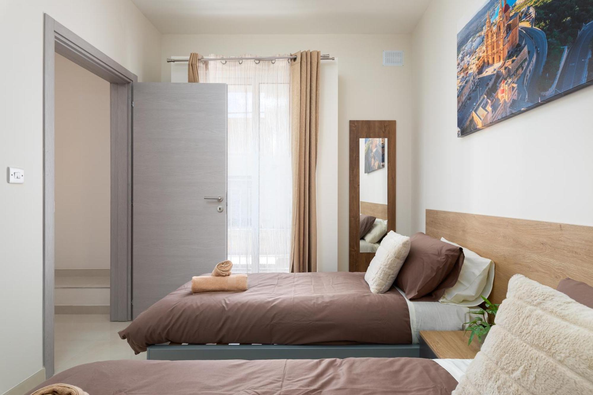 Edka Suites - Modern Sunlit 2Bd Apartments With Balconies - Close To Sliema Promenade, St Julian'S & St Georges Bay Gzira Exterior photo